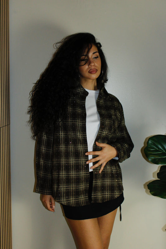 camicia OVER SWAROSKI