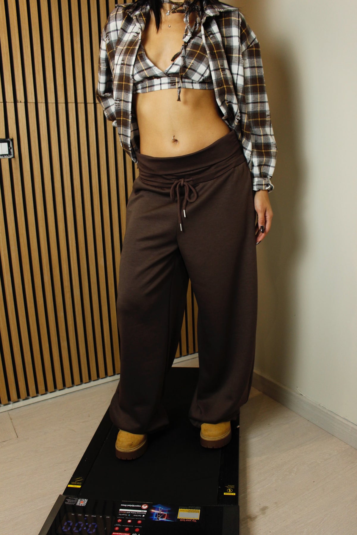 pantalone RISVOLTO tuta