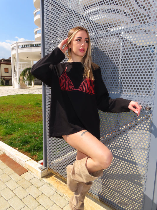 t shirt AIRBAG nera