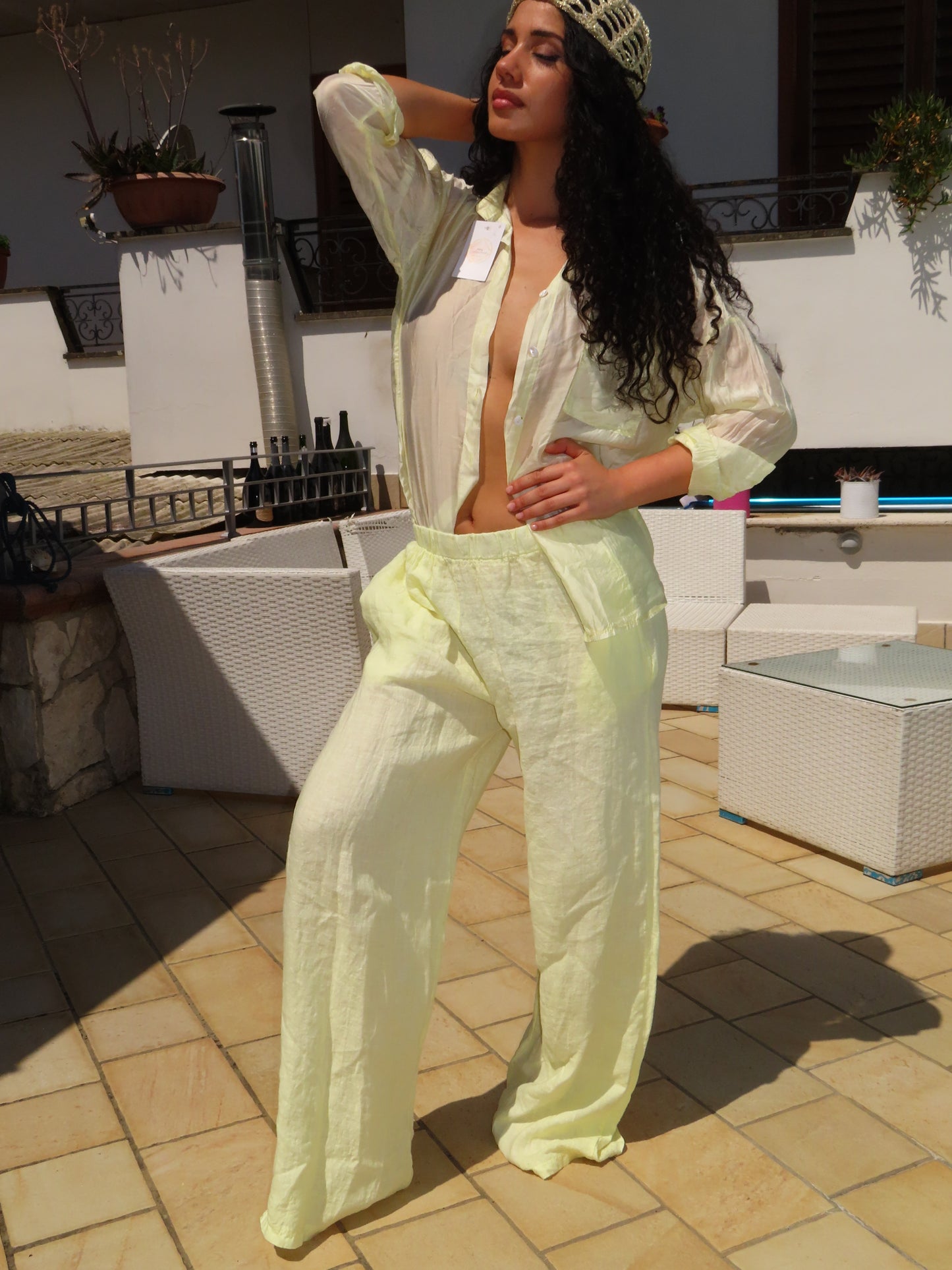 pantalone in lino