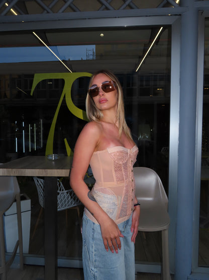 bustier CORINNE carne