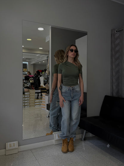 maglia Kim verde militare