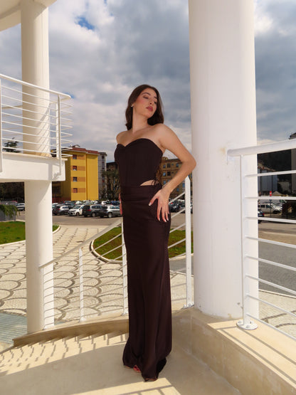 abito CORSETTO marrone