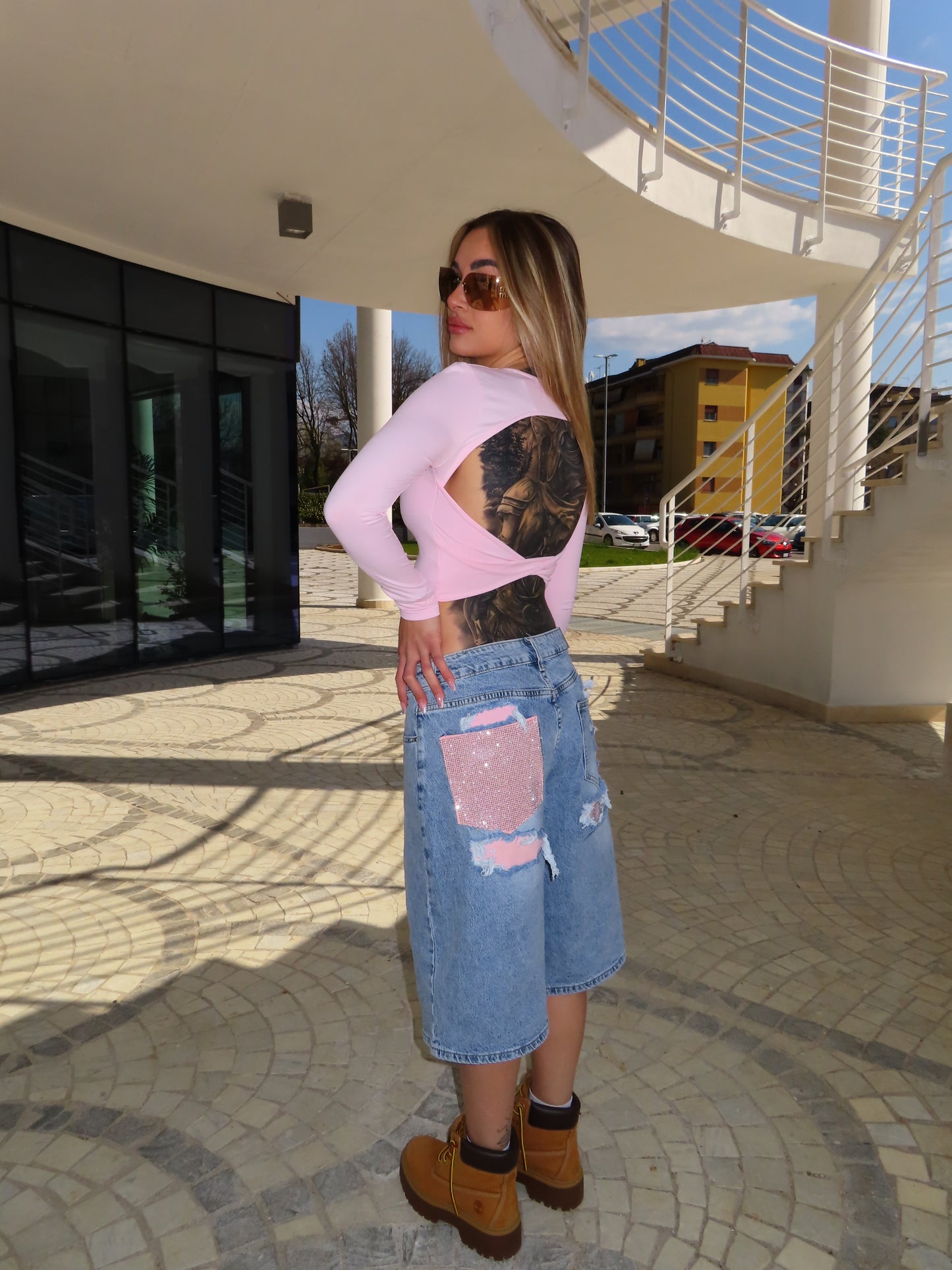 jorts TASCA rosa