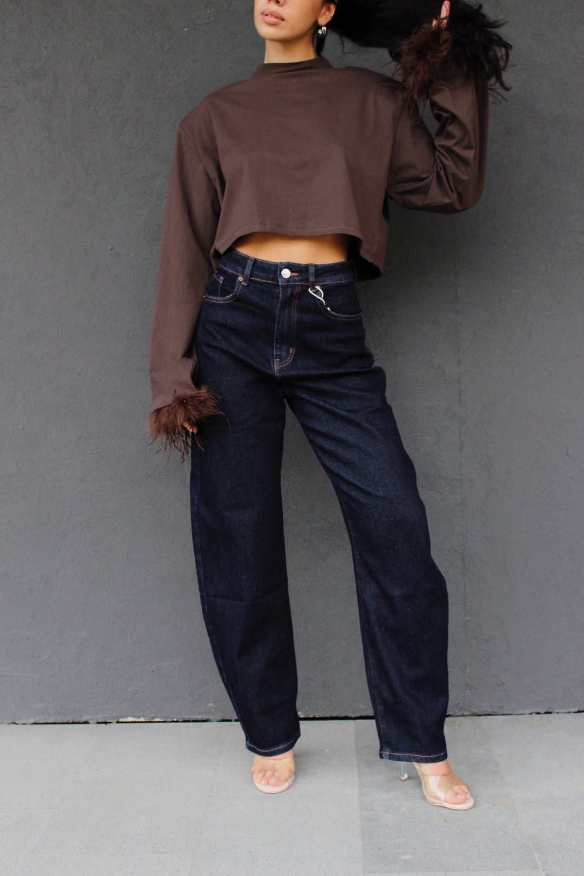jeans RETRO BOTTONS blu scuro