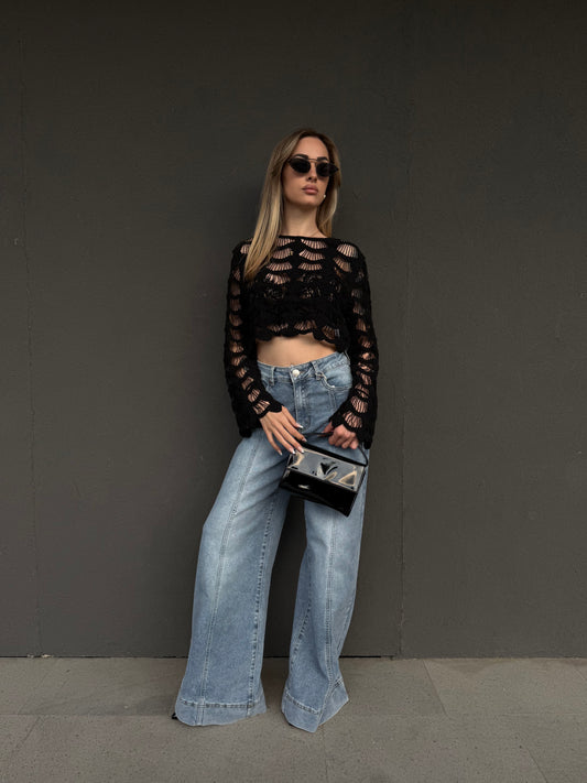 jeans a palazzo mod. Z**A