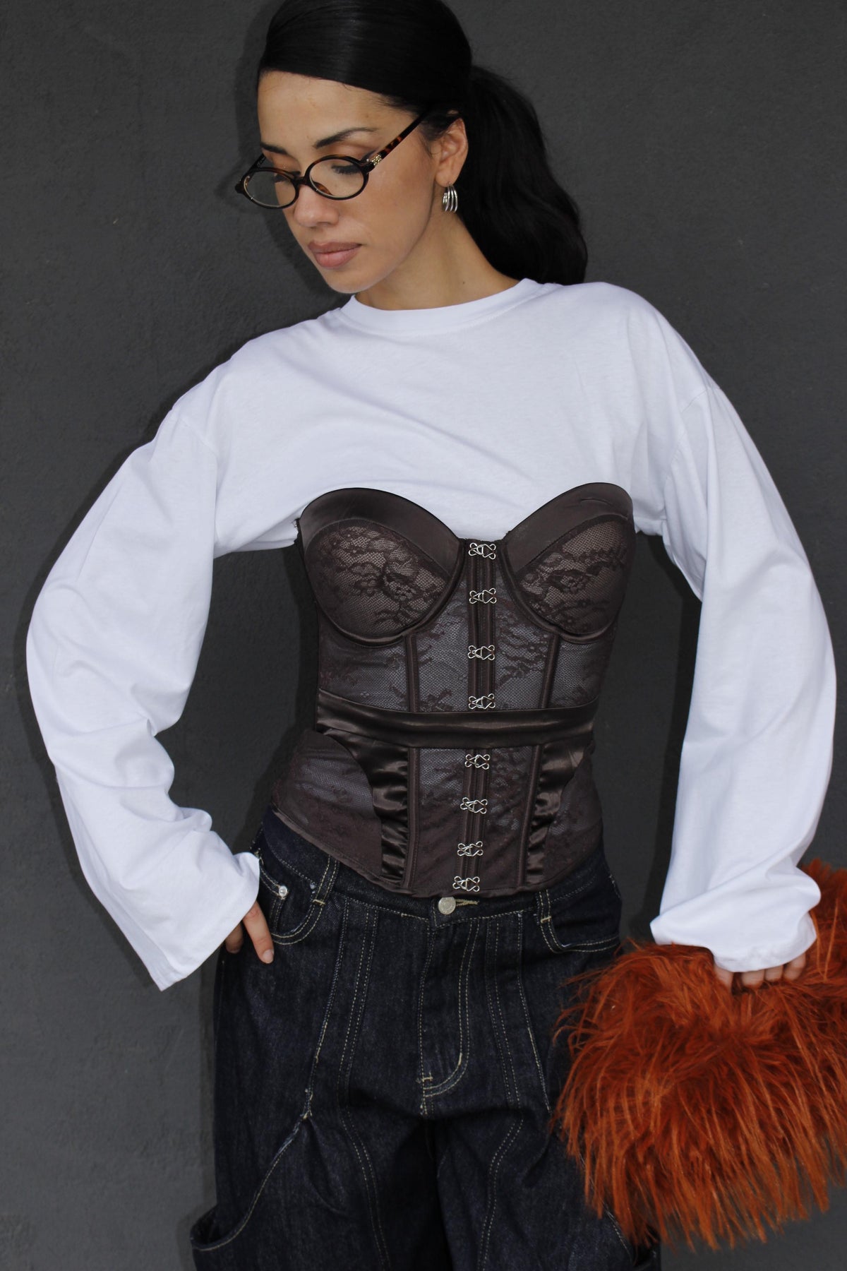 corsetto CHARLOTTE marrone