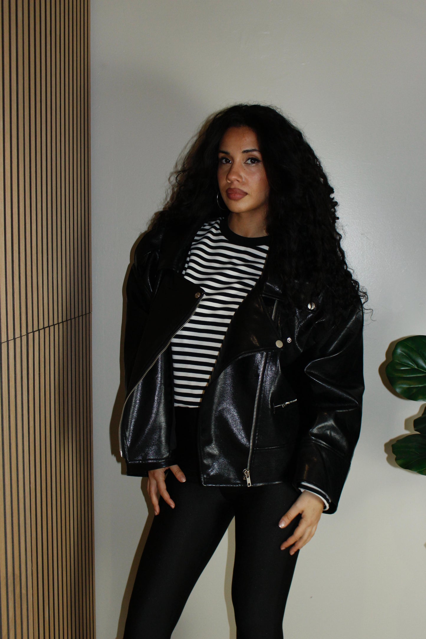 eco-pelle BIKER over