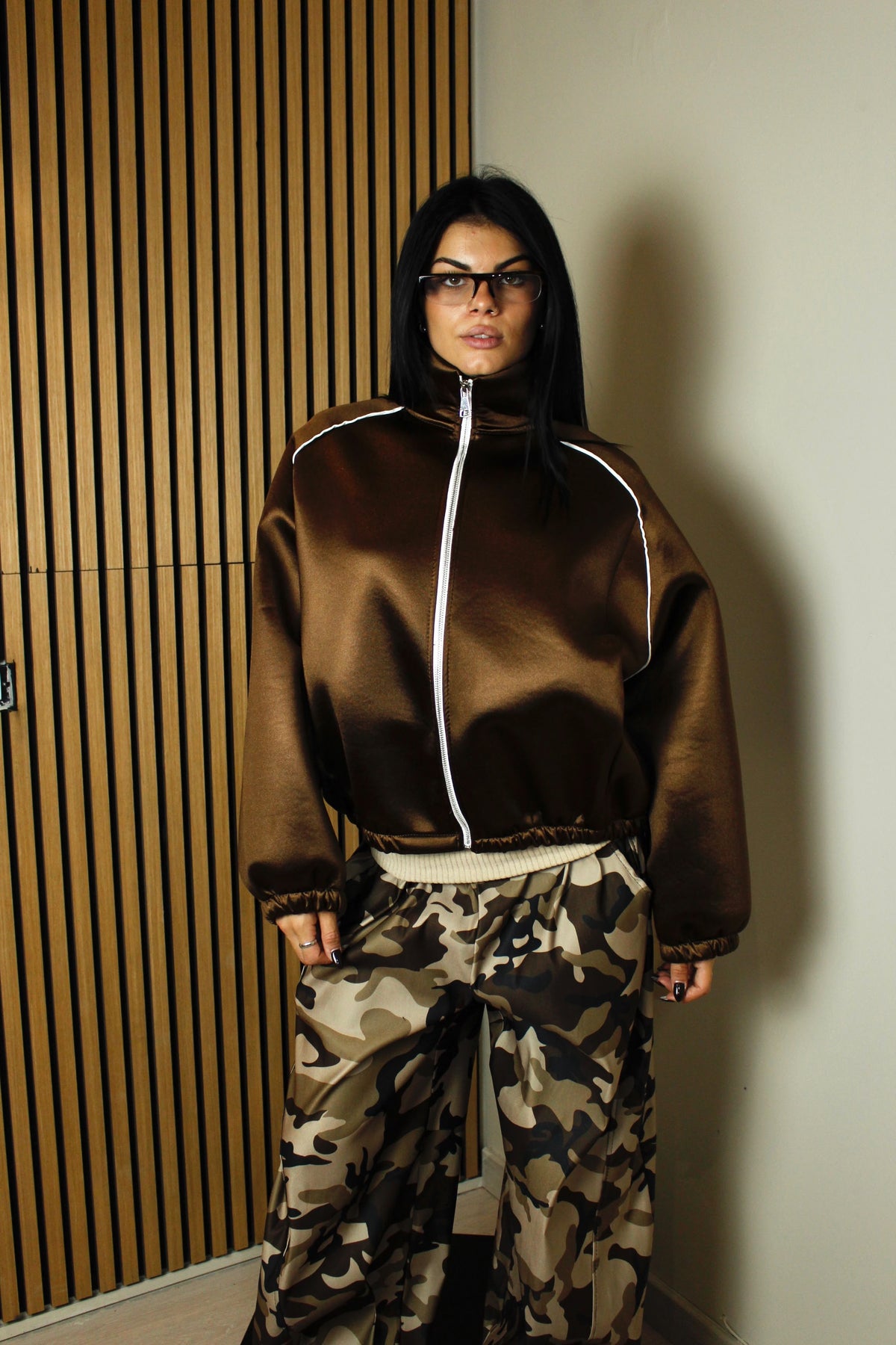 GLOSSY bomber 3 colori