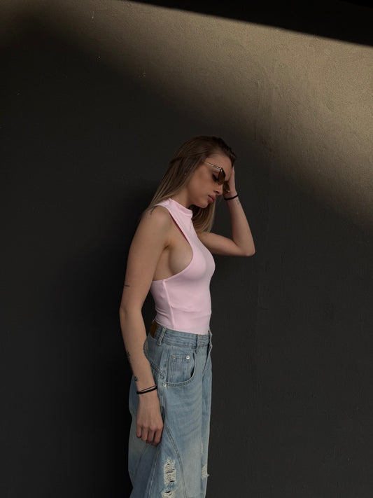 body dolcevita rosa