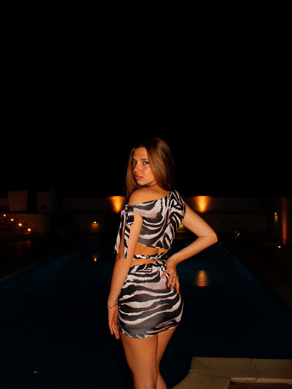 mini DRESS ZEBRA