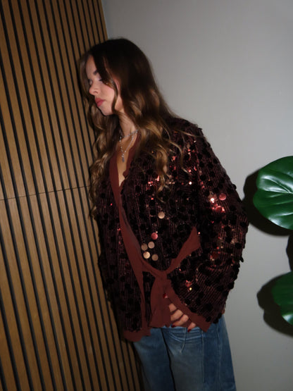 cardigan PAILLETTES