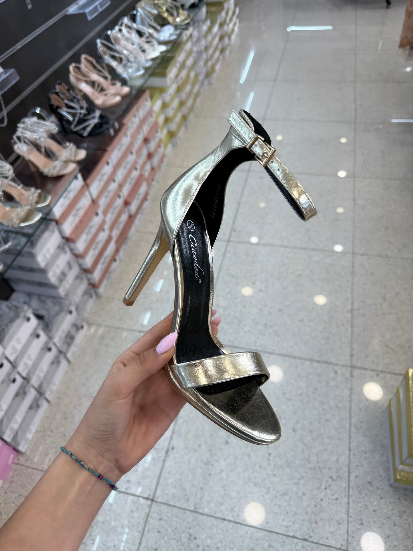 sandali basic oro