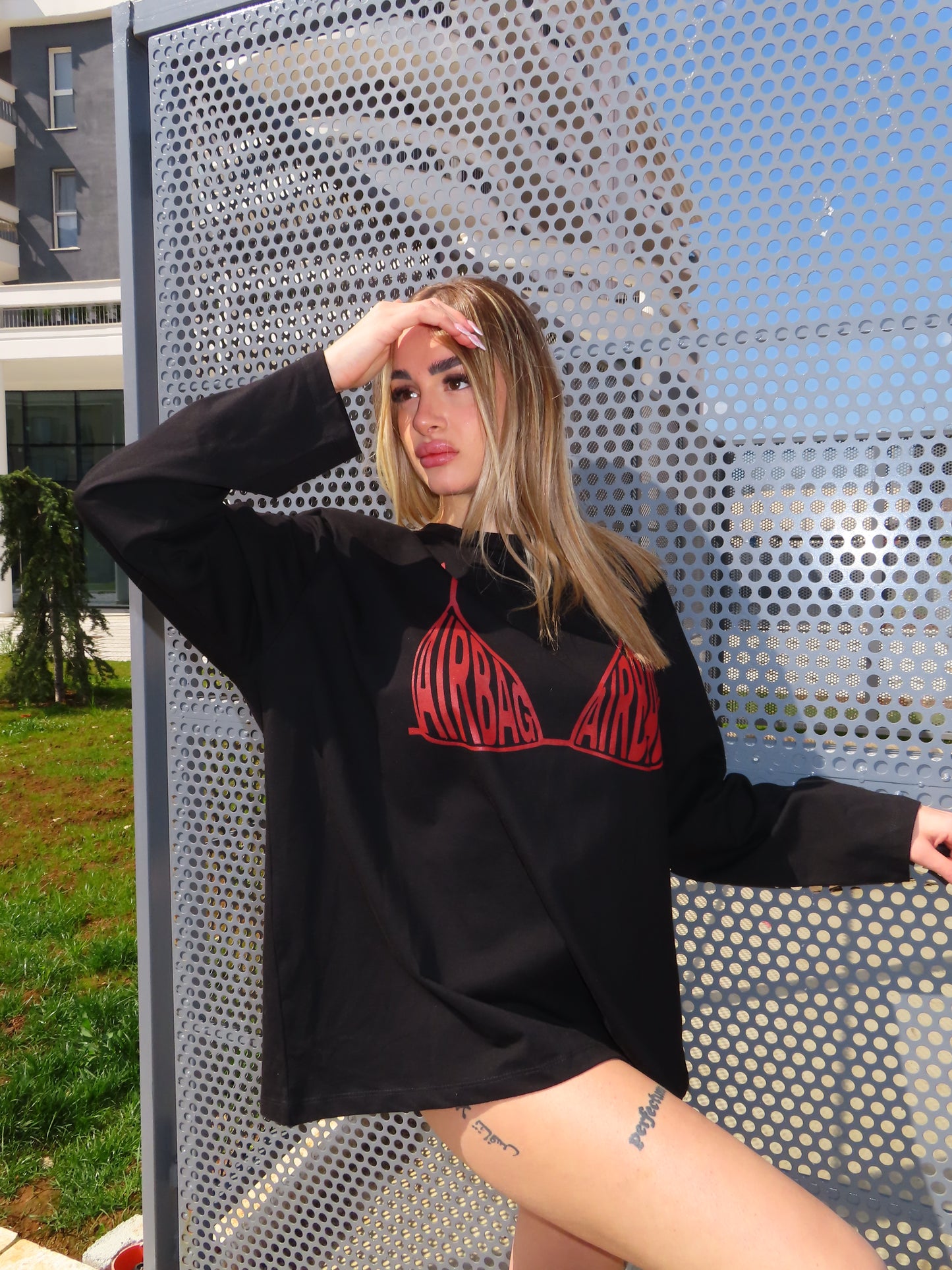 t shirt AIRBAG nera