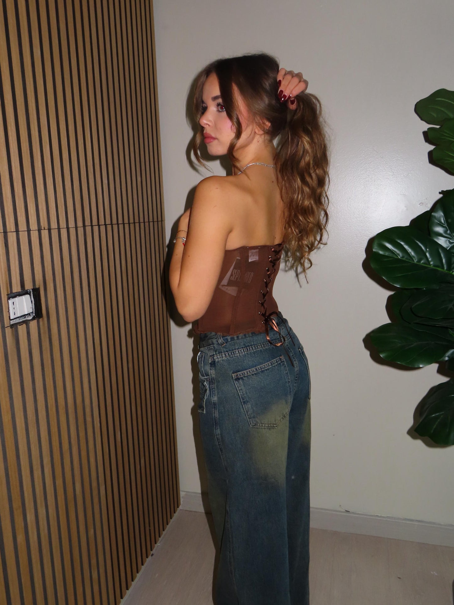 corsetto Lou marrone