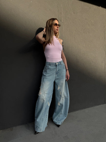body dolcevita rosa