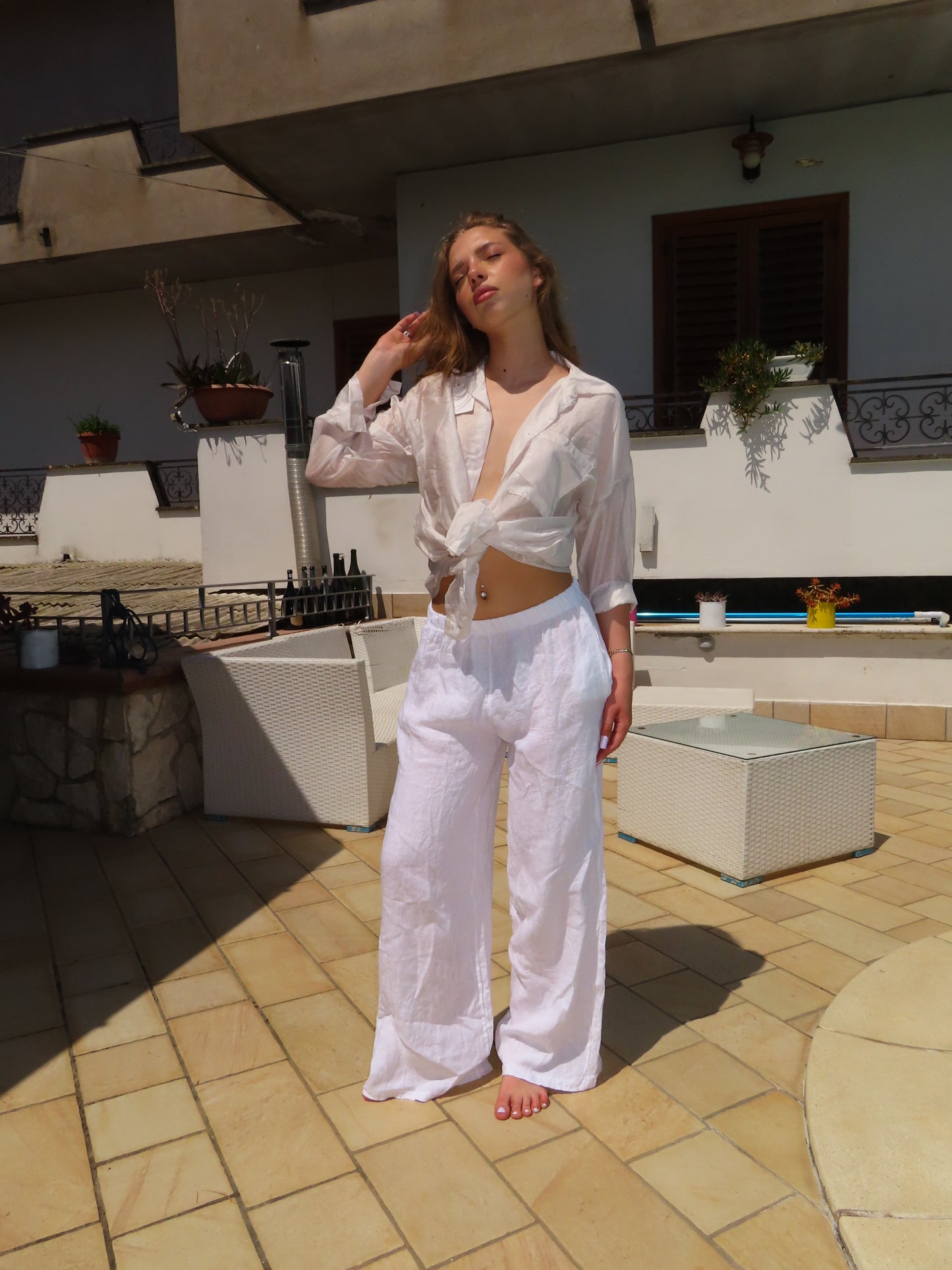 pantalone in lino
