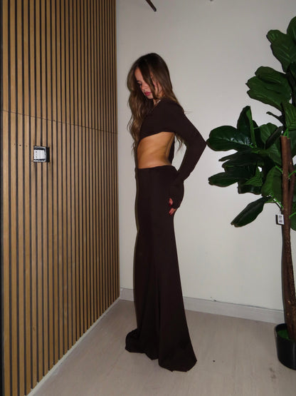 abito V SUPREME marrone