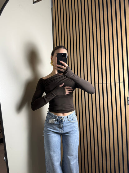 maglia KIM marrone