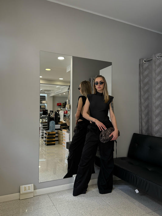 body spallona open back nero