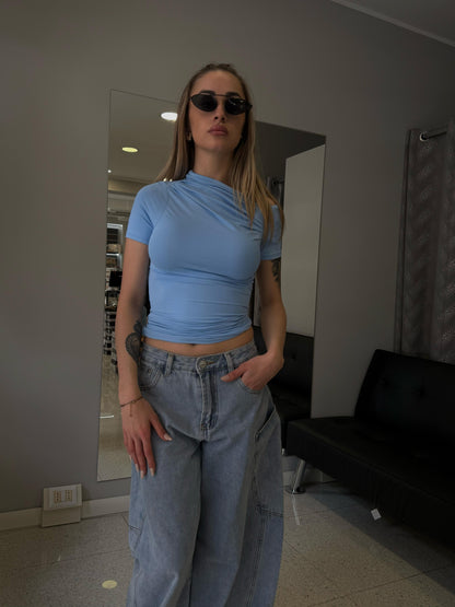 maglia Kim celeste