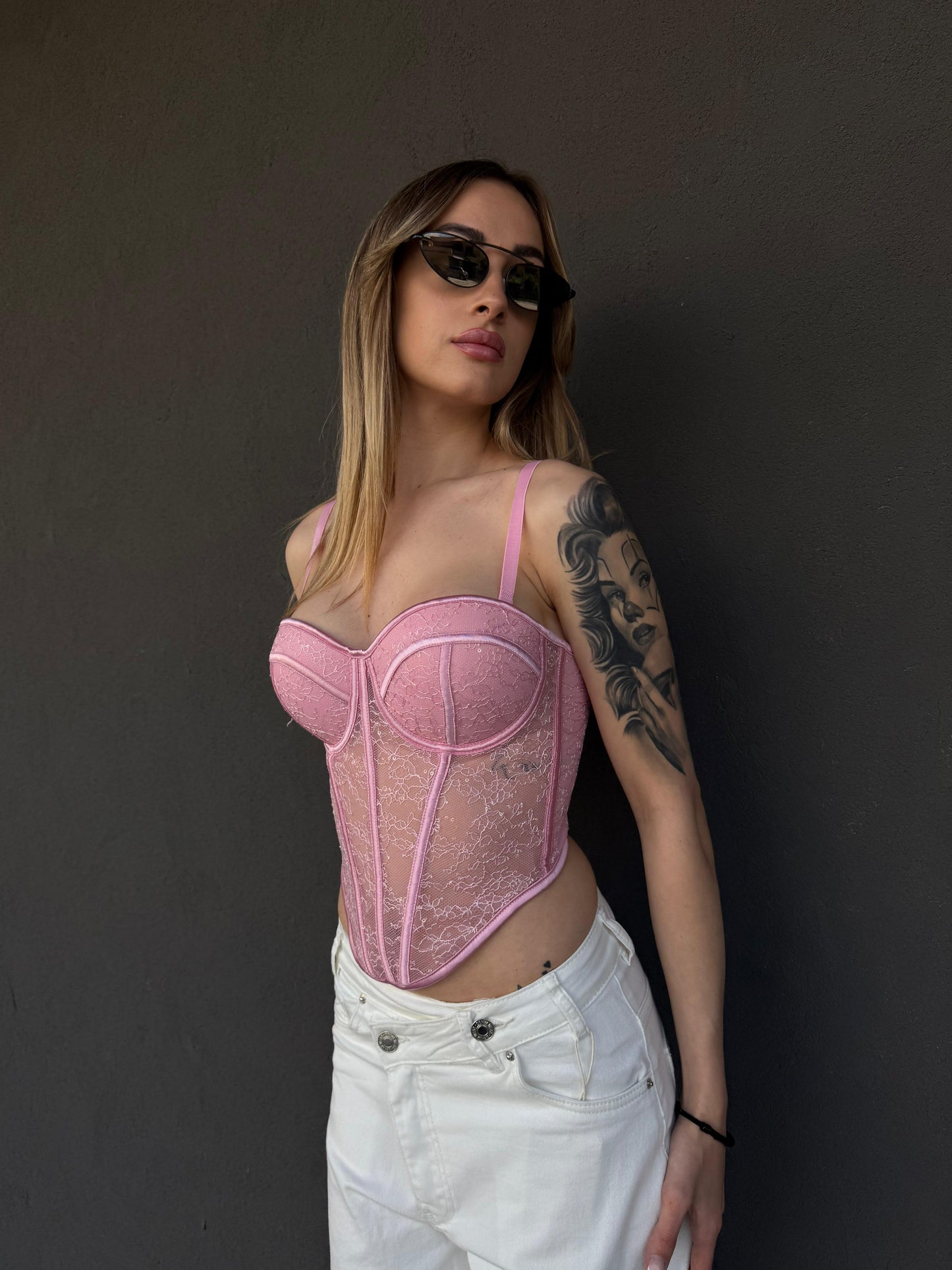 corsetto Lia rosa