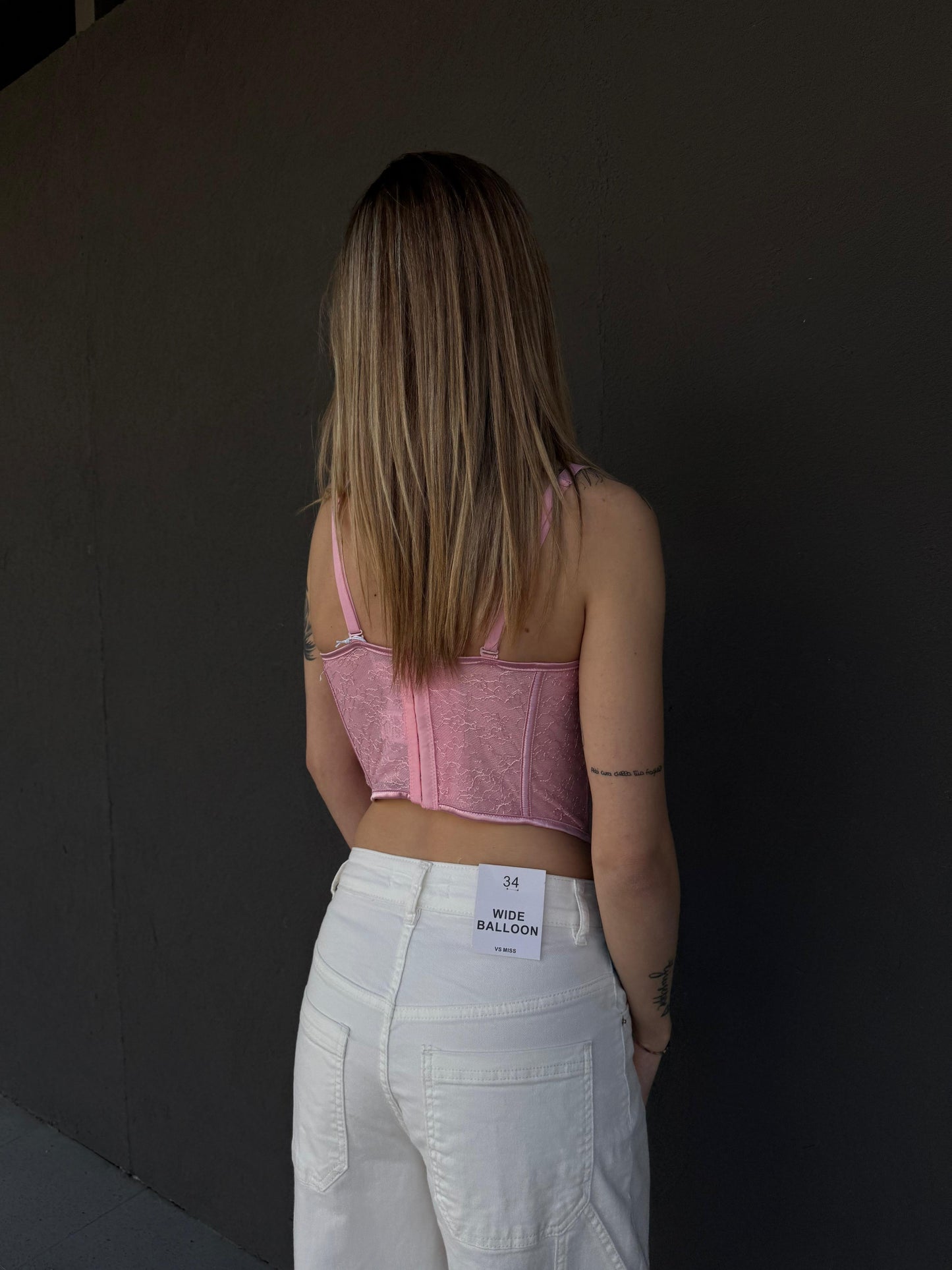 corsetto Lia rosa