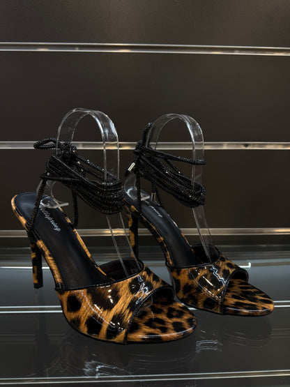sandalo Swarovski leopard