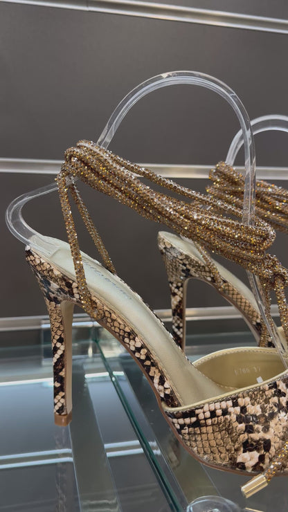 sandalo Swarovski Snake