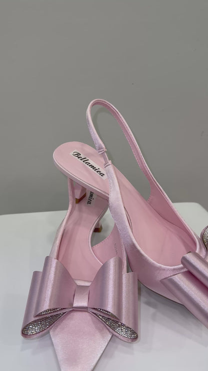 decolleté fiocco swarovski