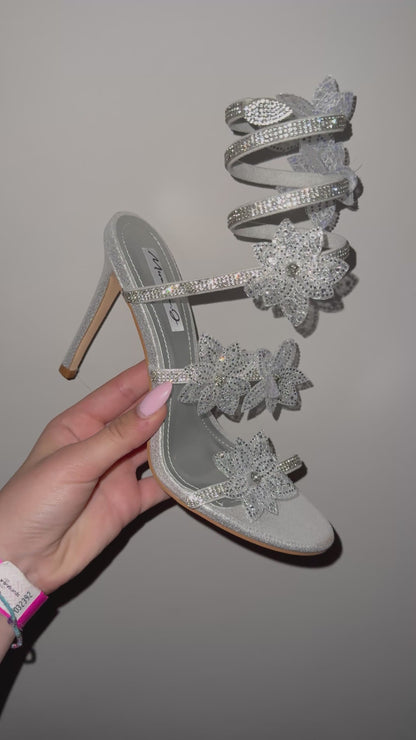 sandali FLOWER argento