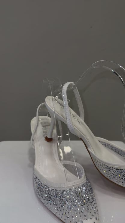 slingback modello Z**A white